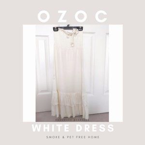 OZOC White Dress - FREE with $35+ purchase